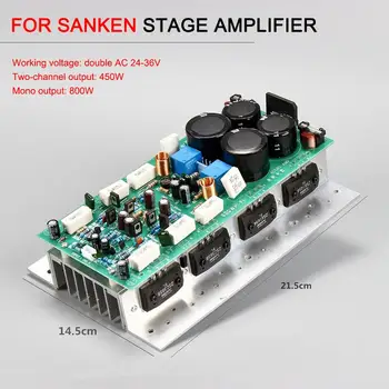 Для Sanken 1494/3858 800 Вт Двухканальный Стерео Модуль Усилителя Высокой Мощности Плата Усилителя Для звуковой системы Sepeaker DIY