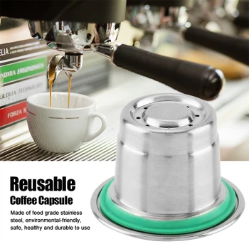 Новая Модернизированная Многоразовая кофейная капсула для Nespresso, фильтры для кофе из нержавеющей стали, кофеварка для приготовления кремов для кофе Эспрессо