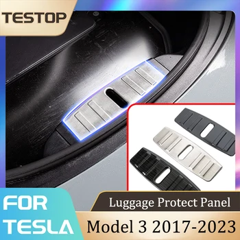 Защитная панель для багажа Tesla Model 3 2017-2023 Аксессуары Передняя Коробка Багажника Двигателя Панель Багажного Бампера Для Tesla Model 3 2023