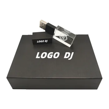 Модный Новый USB 3,0 Высокоскоростной Для записи и чтения, Красочный светодиодный светильник DJ премиум-класса, светодиодный флешка С Коробкой 16 ГБ 32 ГБ 64 ГБ 128 ГБ