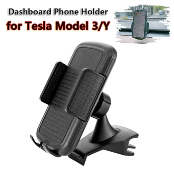 для Tesla Модель 3 Y 2023 Аксессуары Приборная Панель Держатель Телефона Автомобильный Воздухозаборник Вентиляционное Отверстие Подставка Для Телефона Крепление для iPhone Детали Интерьера
