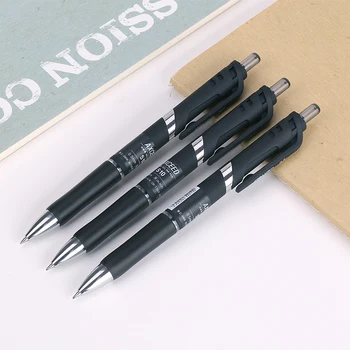 3 шт./6 шт./9 шт. Гелевая ручка с черными чернилами 0,5 мм, офисная ручка, высококачественная ручка, школьные принадлежности для студентов, канцелярские принадлежности для письма
