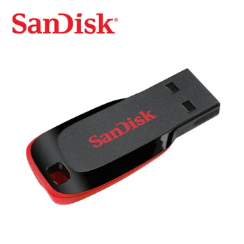 SanDisk 100% оригинальный CZ50 USB flash 64 гб 128 ГБ usb2.0 USB флэш-диск флешка memory stick 16 ГБ 8 ГБ памяти пластиковая флешка 32 ГБ