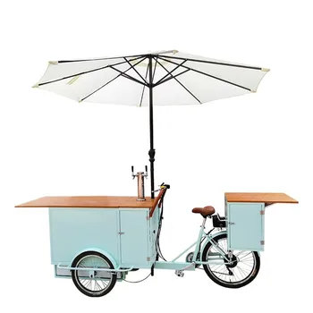 3-колесный электрический пивной диспенсер, вендинговый велосипед, передвижной бар, тележка для перевозки пищевых продуктов, велосипедная тележка для продажи