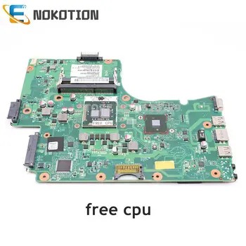 NOKOTION Материнская плата для ноутбука Toshiba Satellite C655 C650 ОСНОВНАЯ плата V000225000 6050A2355201-MB-A02 HM55 DDR3 бесплатный процессор