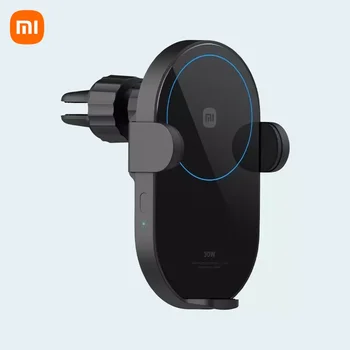 Беспроводное автомобильное зарядное устройство Xiaomi Мощностью 30 Вт, Максимальная Беспроводная Быстрая зарядка со вспышкой, Поддержка Отключения питания и подставка для телефона с индуктивным расширением Intellect