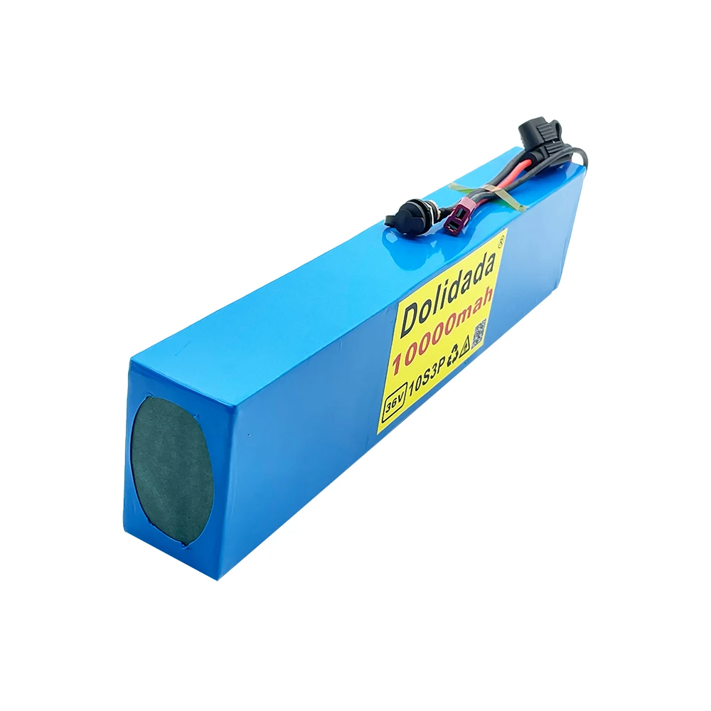 10S3P 36V 10Ah + 42V 2A DC55 * 21 литиевая батарея для электровелосипеда со встроенным предохранителем BMS 30A 600W продается с зарядным устройством