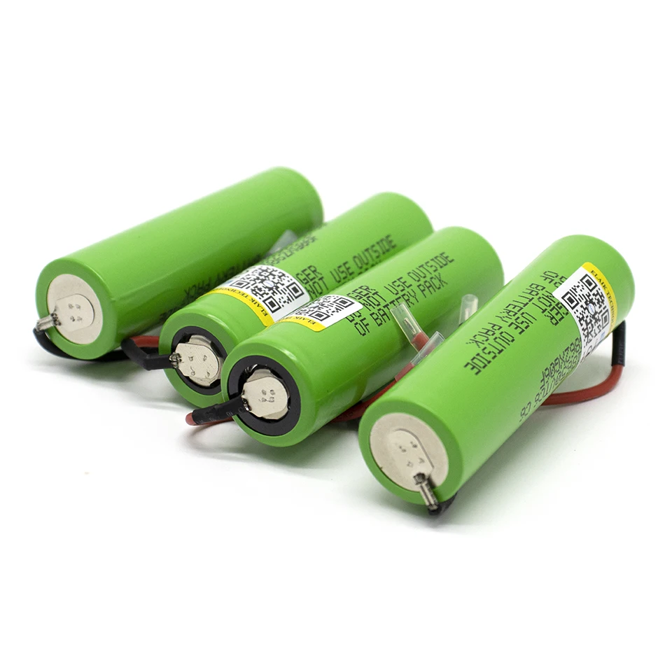 6шт 18650 литий-ионная аккумуляторная батарея 3,7 В 300 мАч подходит для аккумуляторов электроинструментов, фонариков и силиконовых кабелей