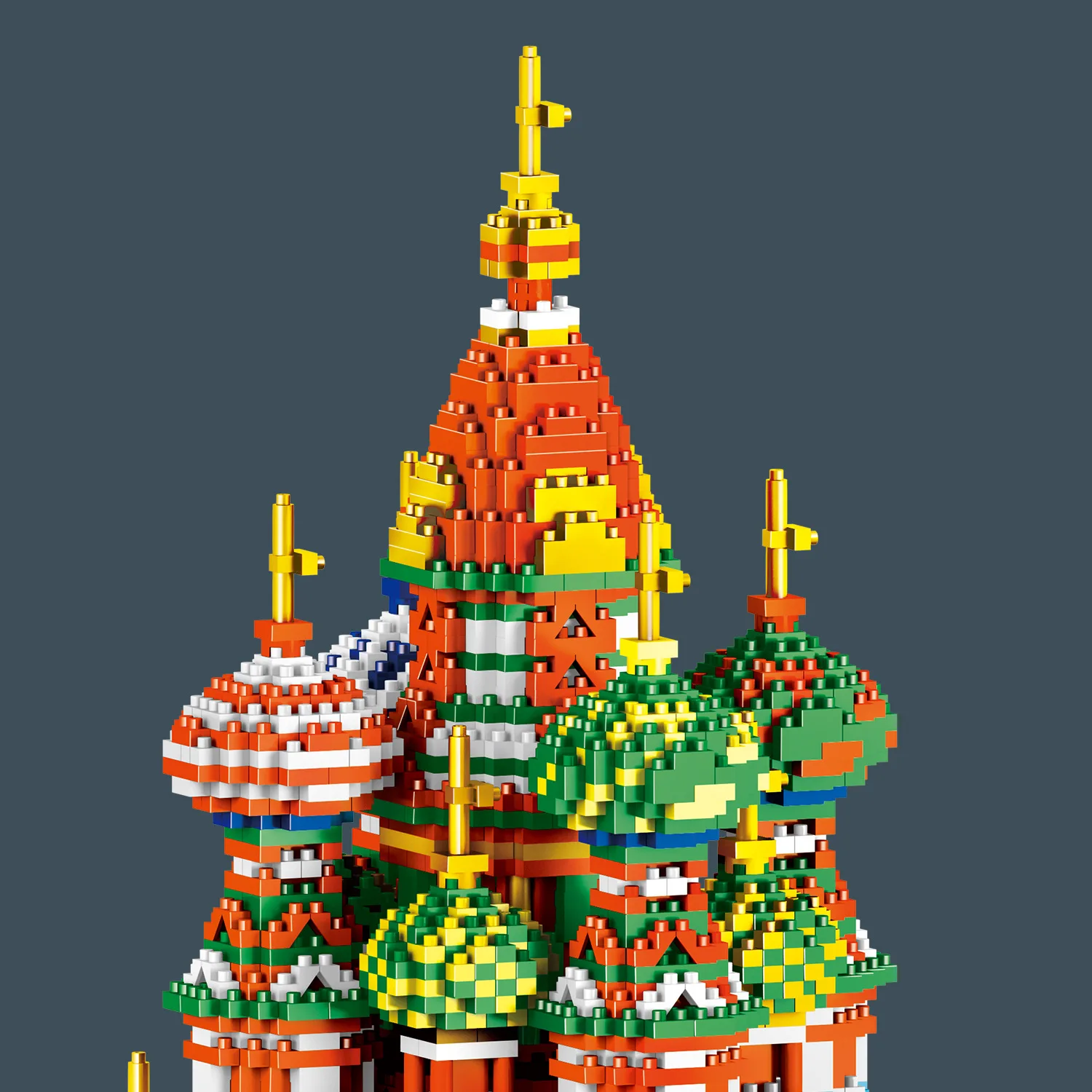 Lezi 8005 World Architecture Собор Василия Блаженного 3D модель Мини Алмазные блоки Кирпичи Строительная игрушка для детских подарков