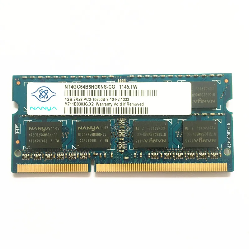 Nanya DDR3 оперативная память 4 ГБ 2RX8 1333 МГц PC3-10600S 204pin память для ноутбука ddr3 4 ГБ 1333 оперативная память для ноутбука