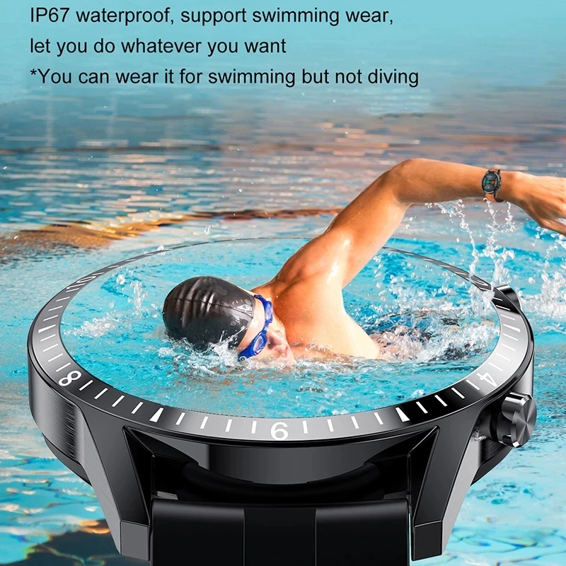Orunjo I9 Smart watch Мужские спортивные смарт-часы для фитнеса с полным сенсорным экраном IP68, водонепроницаемое Bluetooth-соединение для Android ios