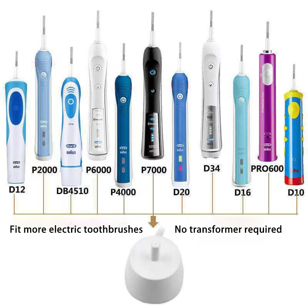 USB Зарядное Устройство Для Путешествий Док-станция 3757 Подставка Для Зарядки Электрической Зубной Щетки Braun Oral Серии B D12 D20 D16 Подставка Для Зарядки Зубной щетки