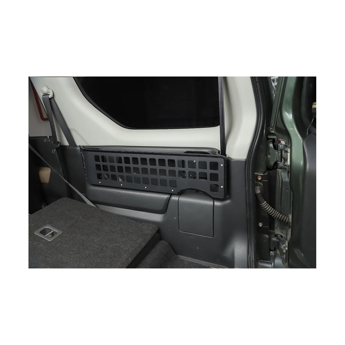 Боковая коробка-органайзер на двери багажника, кронштейн для Jimny 2007-2017, Задняя коробка для багажника, Многофункциональная коробка для хранения, справа