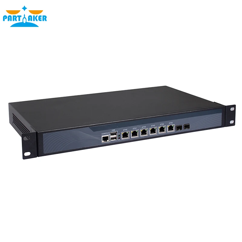 Брандмауэр Partaker R10 Mikrotik Pfsense VPN Network Security Appliance Маршрутизатор ПК Процессор Intel Core I5 3470 6 локальных сетей 2 SFP