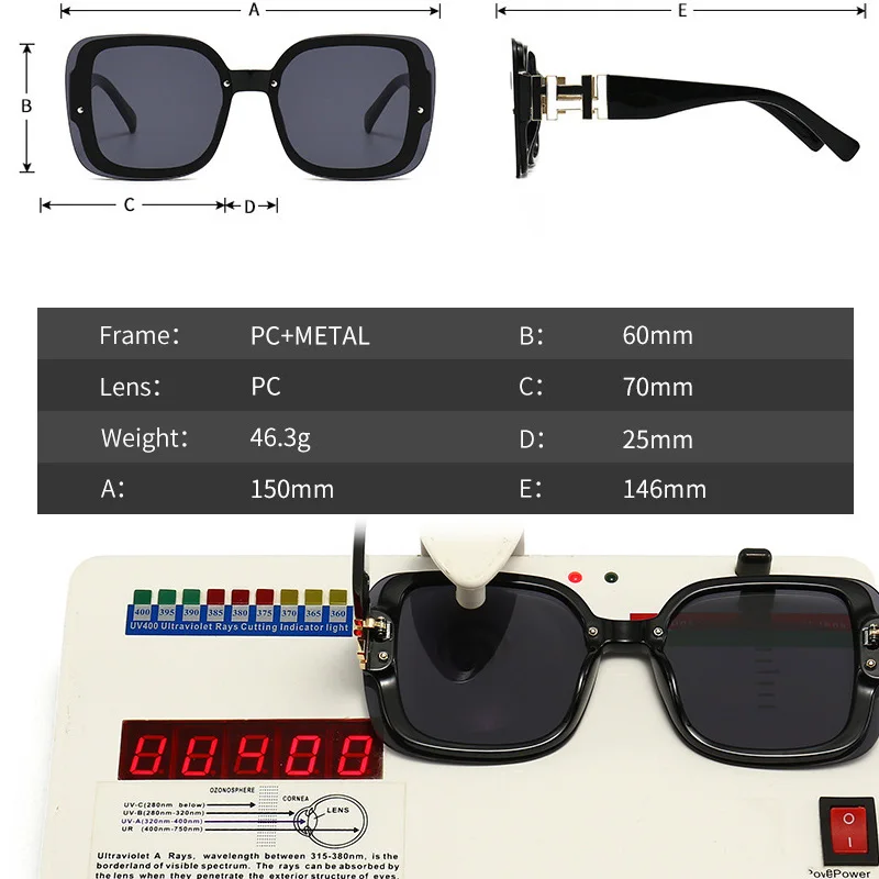 Винтажные Брендовые Дизайнерские Квадратные Солнцезащитные очки Для женщин 2023, Трендовые Солнцезащитные очки в стиле Ретро с градиентом Для мужчин, Негабаритные Солнцезащитные очки для улицы