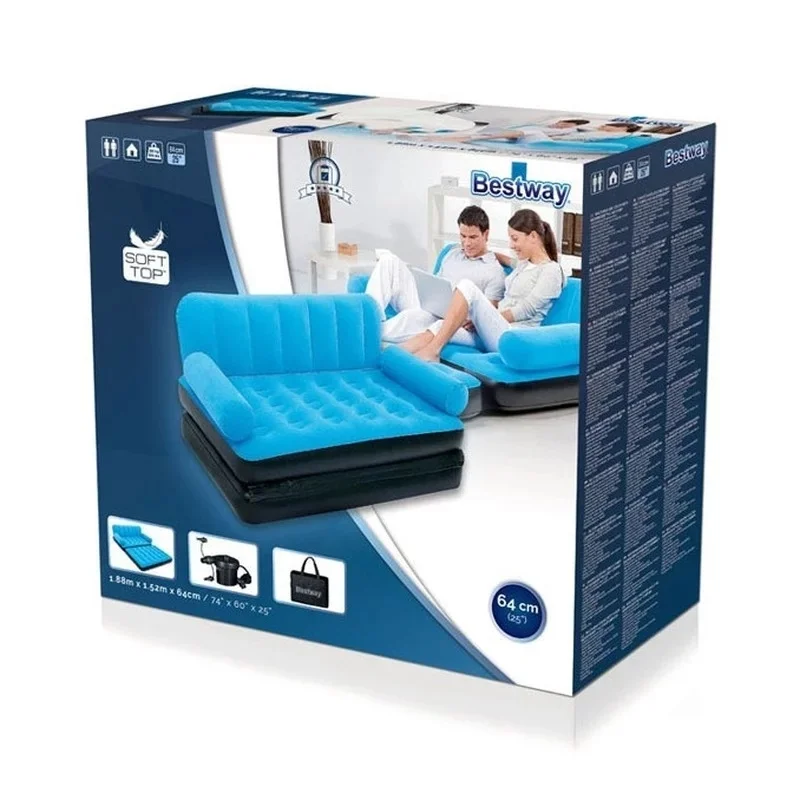 Диван-кровать для пикника на открытом воздухе, цветной флокированный диван 