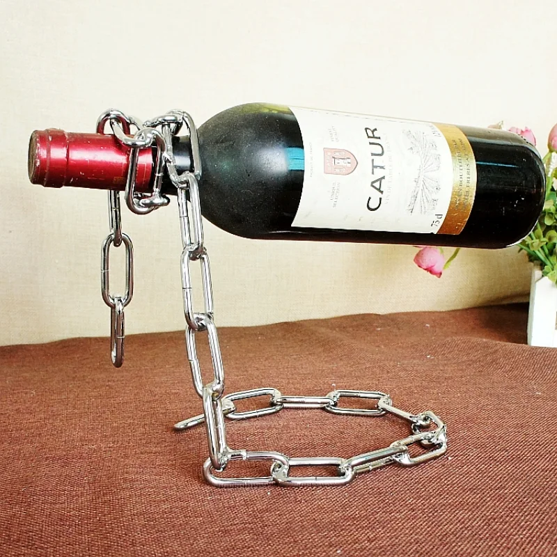 Креативные украшения для винного стеллажа, цепная веревка для винного стеллажа, современный домашний охладитель вина, украшения, вино