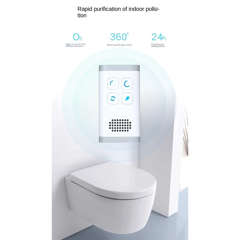Мини-Очиститель воздуха Генератор озона Для Очистки Домашней Ванной Комнаты Дезодорант для Туалета Дезодорант для домашних Животных Ионизатор Воздуха EU Plug
