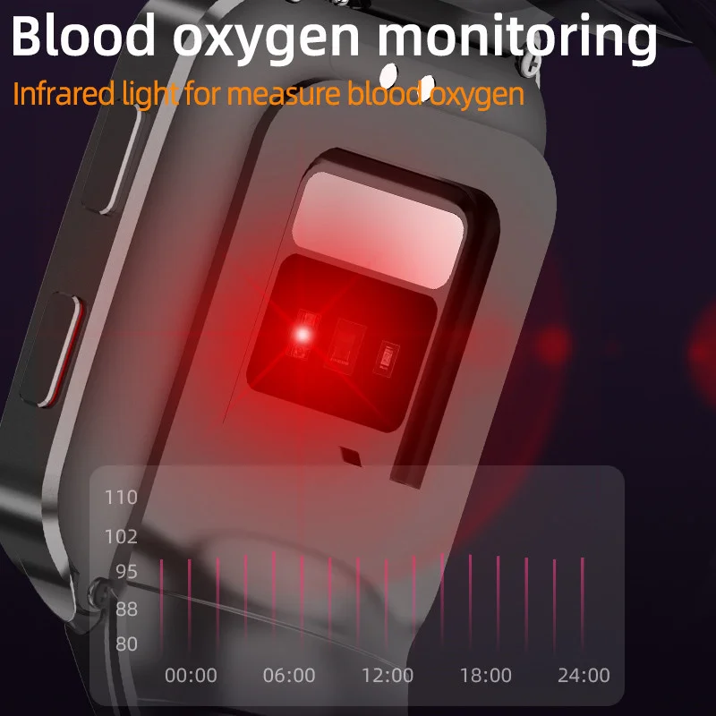 Новые Умные Часы P60 Воздушный Насос Подушка Безопасности Кровяное Давление Кислород Температура Пульсометр Сфигмоманометр Смарт-Часы Для Xiaomi