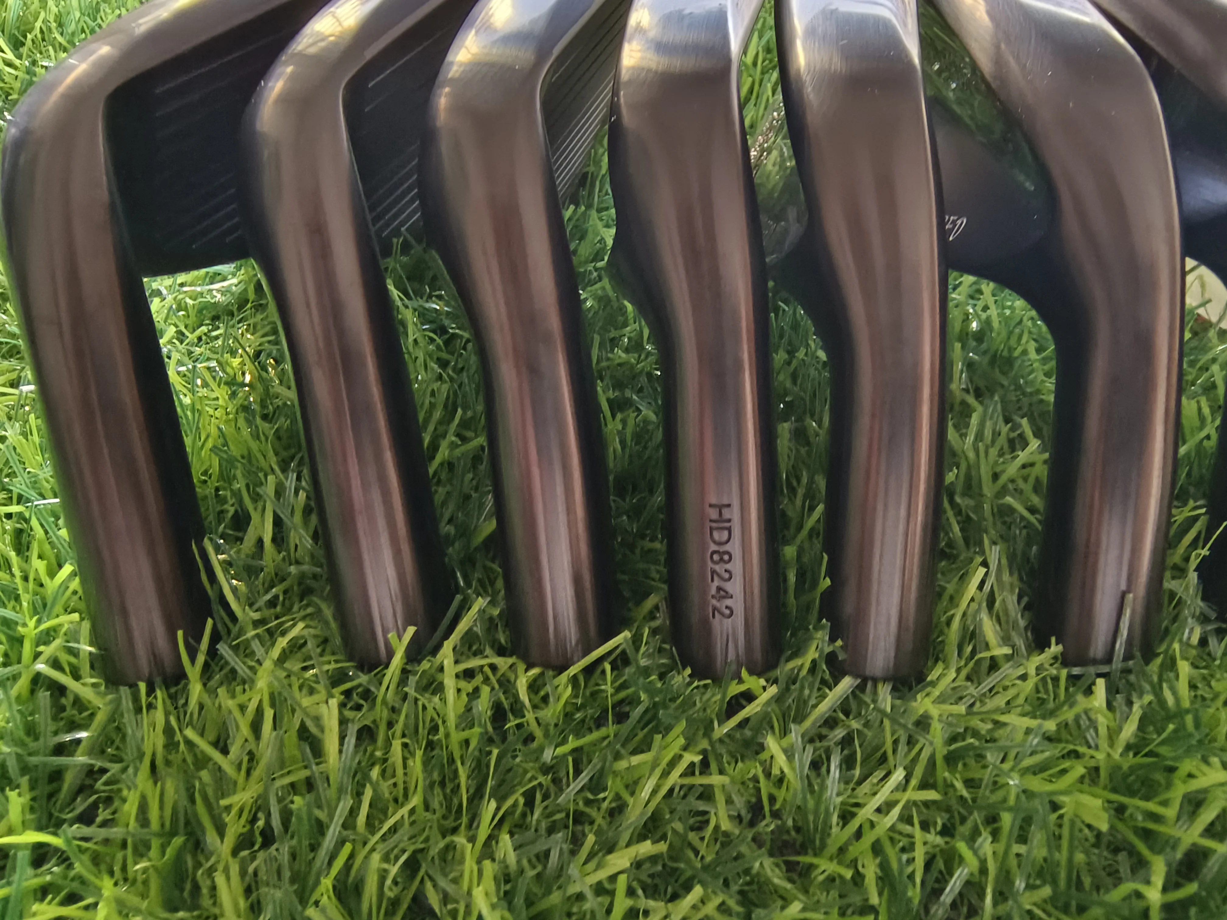Новые утюги для гольфа, черный оригинальный продукт, утюги HD ROUTE 66, набор кованых утюгов для гольфа (4 5 6 7 8 9 P)