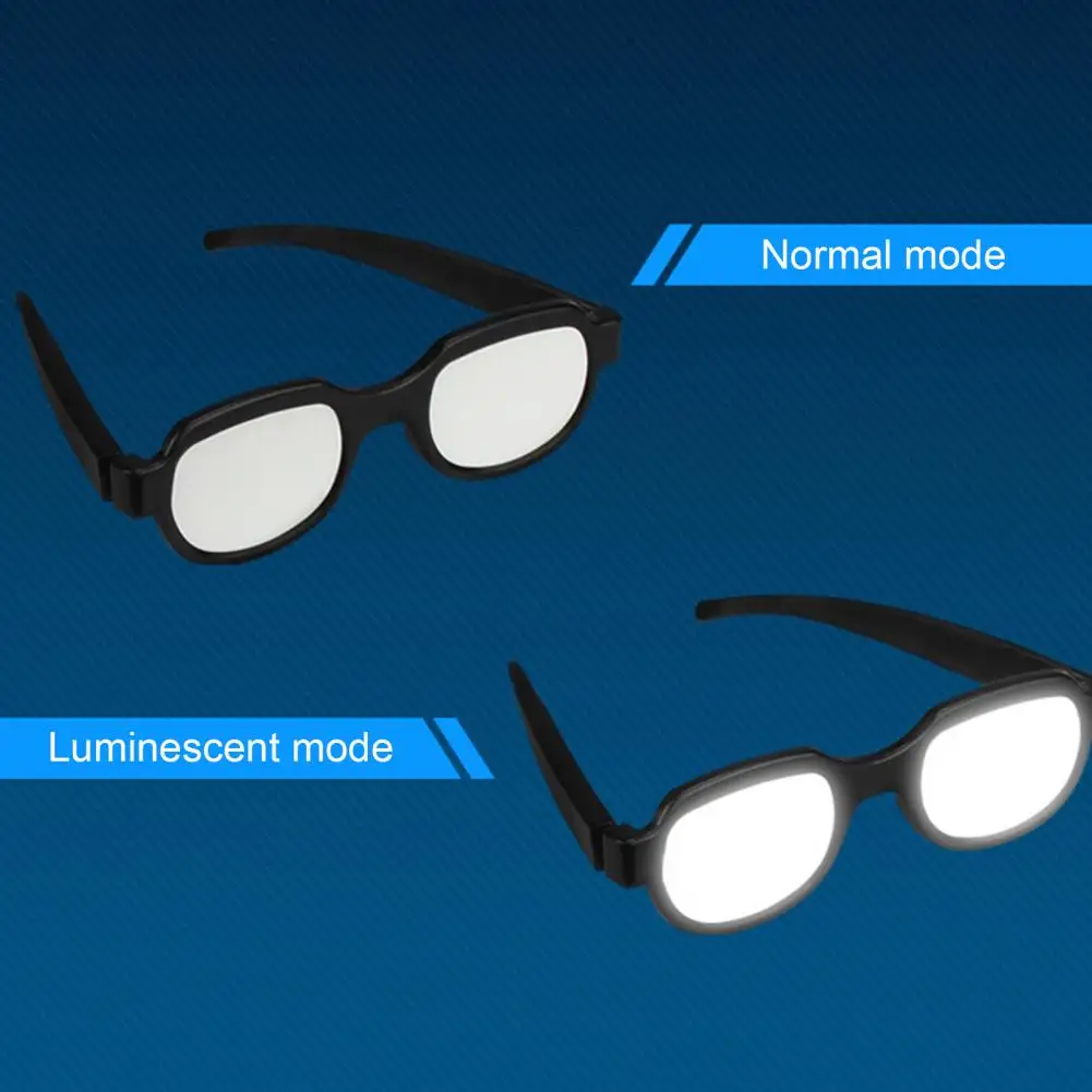 Светодиодные очки Аниме-Пародия На Очки, Забавные противоотрывные светодиодные очки, Светящиеся Очки для Косплея, реквизит для вечеринки, клубные очки светящиеся очки