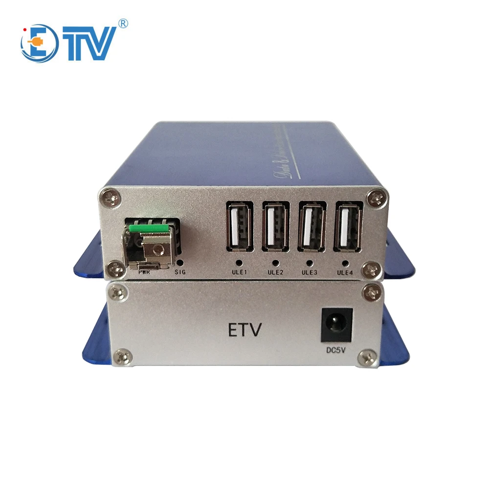 Удлинитель оптического волокна ETV с 4 портами USB 2.0  