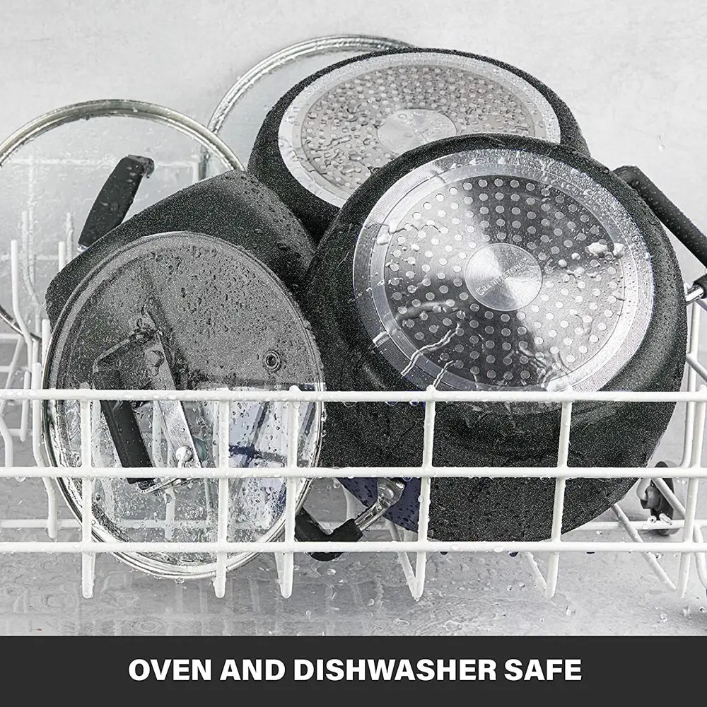 Штучные сковородки, Экономия места, Антипригарные, Можно мыть в посудомоечной машине, Черные пакеты на молнии, Крышки для банок, Стеллажи для сушки посуды, Кухонное хранилище и или