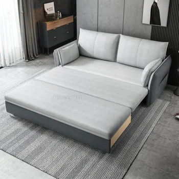 Большой раскладной диван-кровать в скандинавском современном стиле, Итальянское Семейное Мягкое кресло для отдыха, мебель высокого класса