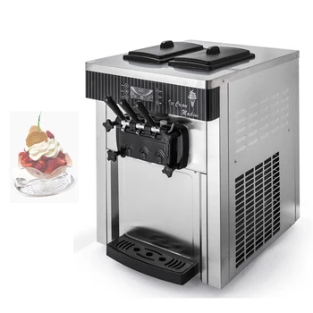 Производители Мягкого Мороженого Коммерческая Настольная машина для приготовления мороженого для магазина чая с молоком Оборудование для замораживания сладких рожков