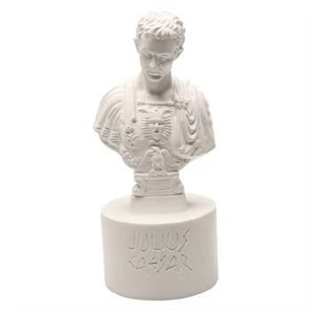 448B Органайзеры Для Офисного Стола Статуя Юлия Цезаря, Держатель для ручек, Украшения для рабочего стола, Канцелярские принадлежности для детей