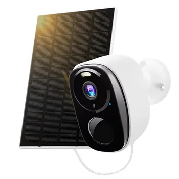 3MP 1296P Солнечная Батарея с Низким Энергопотреблением IP-Камера AI Humanoid Обнаружение Домашней Безопасности CCTV Радионяня