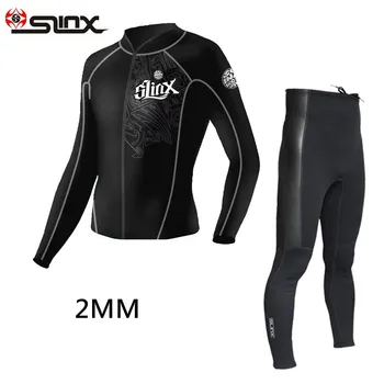 Одежда для подводного плавания из неопрена Slinx 2 мм, куртка для подводного плавания, Гидрокостюм, верхняя одежда с высоким