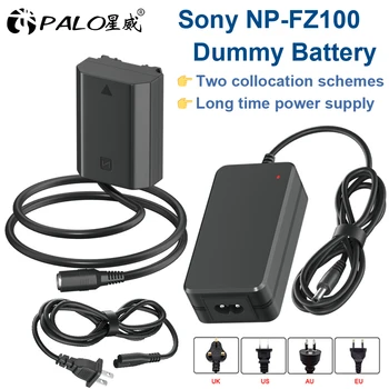 NP-FZ100 NP FZ100 Фиктивный Аккумулятор Переменного тока Адаптер Питания постоянного тока Соединительный комплект для Sony Alpha A6600 A7IV A7SIII A7C A1 FX3 A7R3 A7R IV