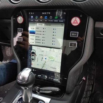 UPSZTEC с вертикальным экраном Android 9.0, автомобильный мультимедийный плеер PX6 4 + 64 для Ford для Mustang 14-18, GPS радио аудио