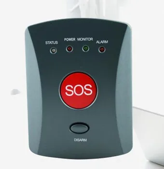 433 МГц Беспроводная GSM Кнопка SOS Для GSM сигнализации Домашняя Охранная сигнализация Кнопка Экстренного вызова