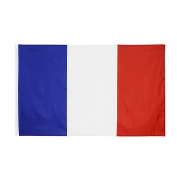 Флаг Франции Баннер 90 * 150 см Подвесной Национальный флаг Франции Украшение дома Французский флаг