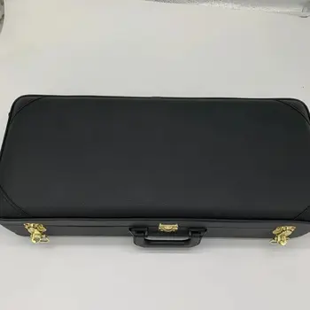 Высококачественный кожаный тенор-саксофон си-бемоль, высококачественный кожаный чехол для багажа, чемодан, кожаная сумка для музыкальных инструментов