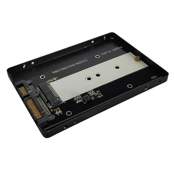 B Ключ NGFF M.2 для SATA 3,0 Карта-адаптер с металлическим Корпусом M.2/NGFF SSD для 2,5 