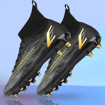 Качественная футбольная обувь для детей, футбольные бутсы Mbappe, бутсы для футзала Chuteira Campo, Мужские тренировочные кроссовки, Женская обувь Ourdoor TF/AG
