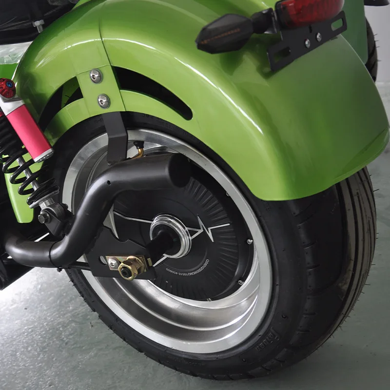 3-колесная электрическая мотоциклетная коляска с литиевой батареей 60V 45AH из Китая