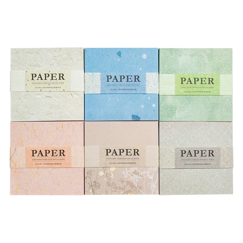 6 упаковок/лот, серия On Time Paper, ретро креативное украшение, бумажный блокнот 