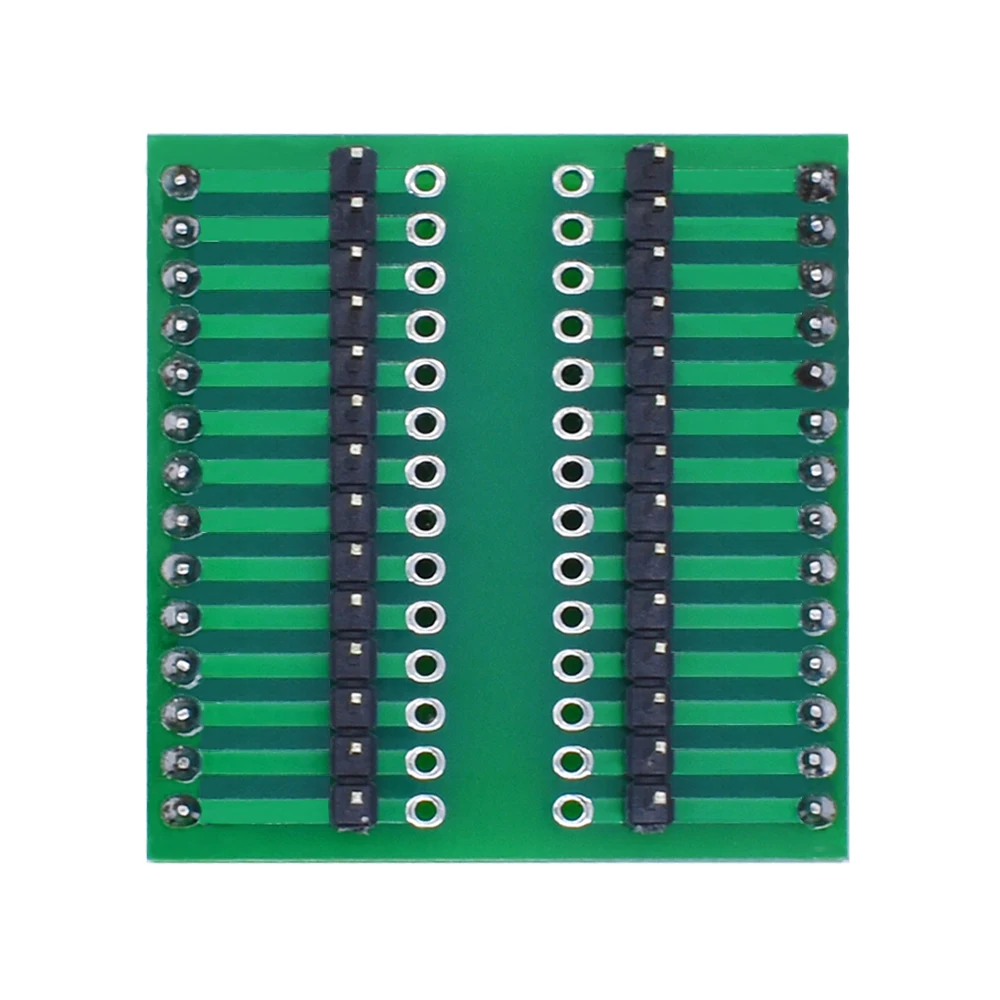 Гнездо адаптера TSSOP28 к DIP28/TSSOP24, TSSOP20, TSSOP8, Адаптер для тестирования микросхем, Программатор, адаптер с шагом 0,65 мм