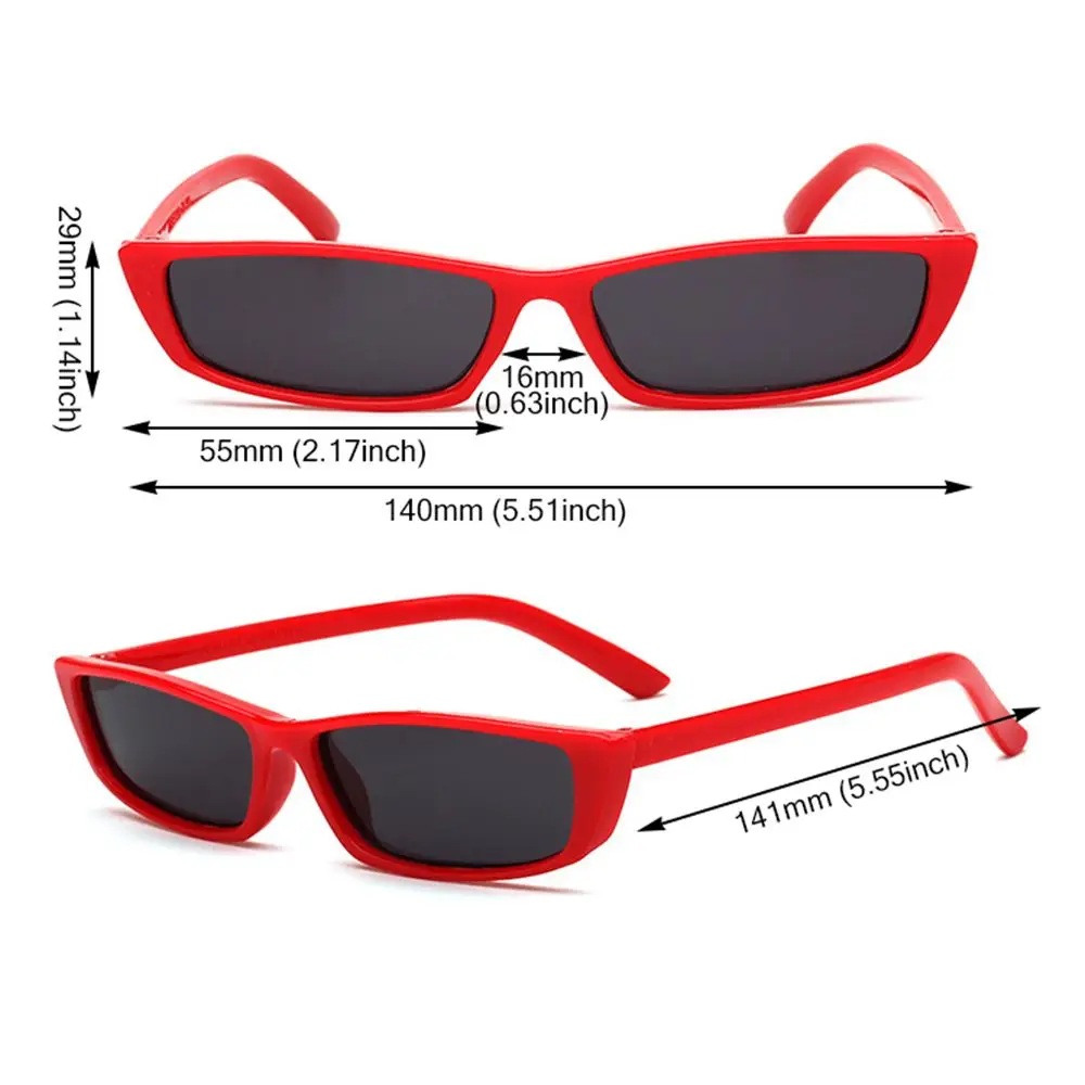 Маленькие прямоугольные солнцезащитные очки, Женская мода, ретро, Солнцезащитные очки в маленькой оправе, Винтажные квадратные узкие солнцезащитные очки, трендовые очки UV400