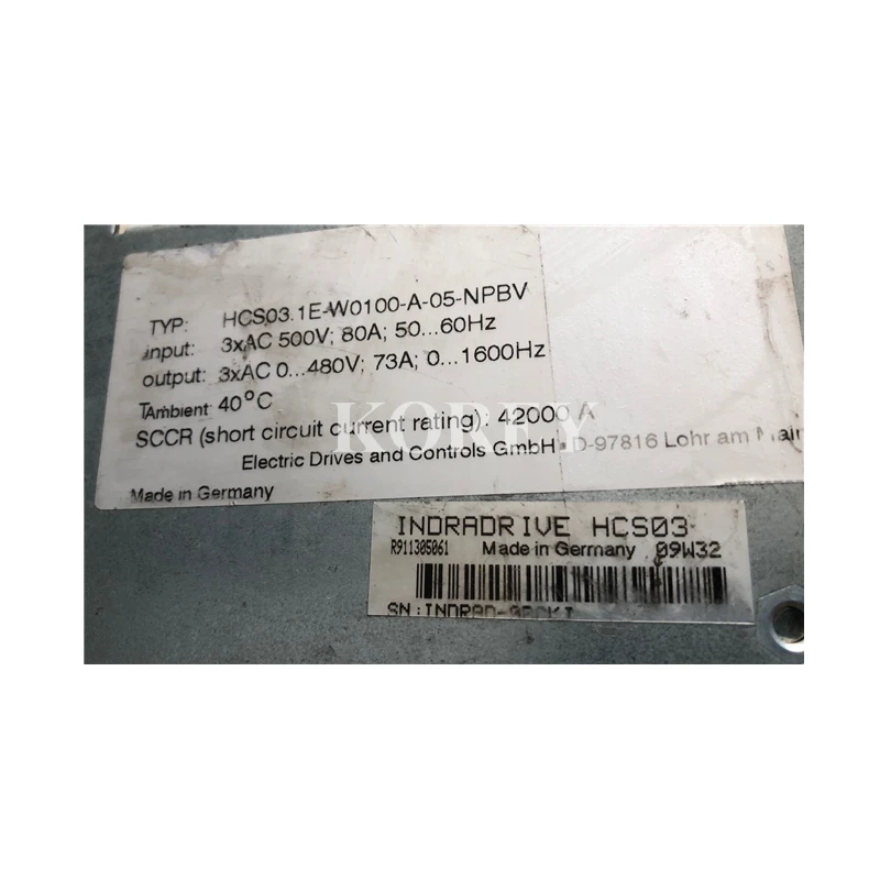 Привод HCS03.1E-W0100-A-05-NPBV с картой вала