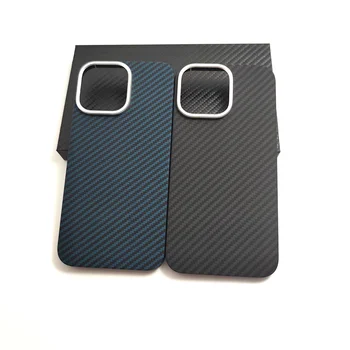 Ультратонкие чехлы из углеродного волокна для iPhone 14 Pro Max 14Pro с защитой камеры из арамидного углеродного волокна для iPhone14 14Promax Case Cover
