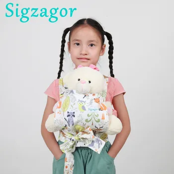 [Sigzagor] Переноска для кукол Mei Tai, Слинг, Игрушка Для Детей, Подарок для малышей Спереди и Сзади, Самолет Для мальчиков и Девочек, 28 Дизайнов