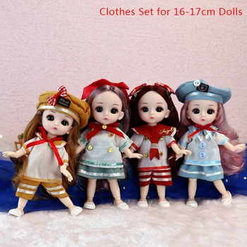 1 Комплект Мини-академической формы JK, костюм для куклы 16-17 см, аксессуары для девочек, подарок
