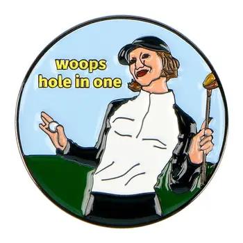 металл 25 мм с маркером Магнитная адсорбция Магнитный зажим для шляпы для гольфа Маркер для мяча для гольфа Зажимы для кепки для гольфа Зажим для шляпы для гольфа
