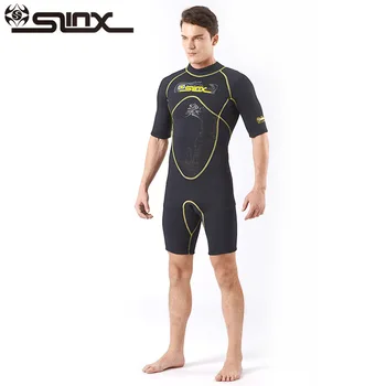 Slinx 3 мм Гидрокостюм для коротышек, мужской гидрокостюм для серфинга с коротким рукавом, костюм для кайтсерфинга, комбинезон для кайтсерфинга, каякинга, плавания