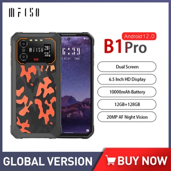 IIIF150 B1 Pro Смартфон Android 6,5 Дюймов FHD + 10000 мАч Прочные Телефоны 6 ГБ 128 ГБ 20 Мп Камера Ночного Видения 48 Мп NFC Сотовый Телефон